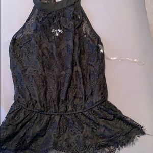 Black Lace Going Out Top